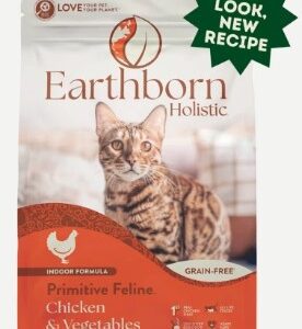 Earthborn Holistic Primitive Feline Chicken & Vegetables Grain-Free Dry Cat Food