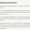A page of feeding directions and tips for adult dogs.