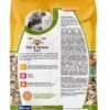 A bag of cat food with the back cover showing.
