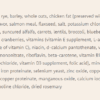 A table with the ingredients for an orange juice smoothie.