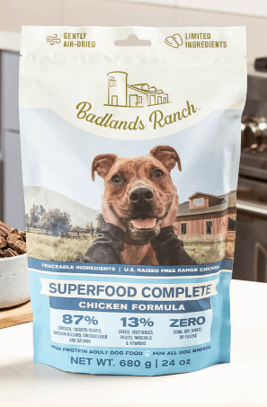 Badlands Ranch Superfood Complete Chicken Formula Dog Food