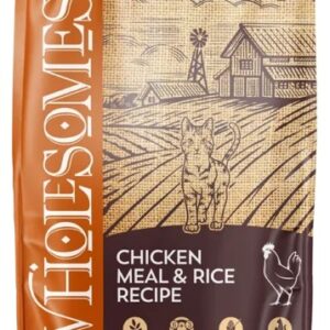 Wholesomes Chicken Meal & Rice Formula Adult Dry Cat Food