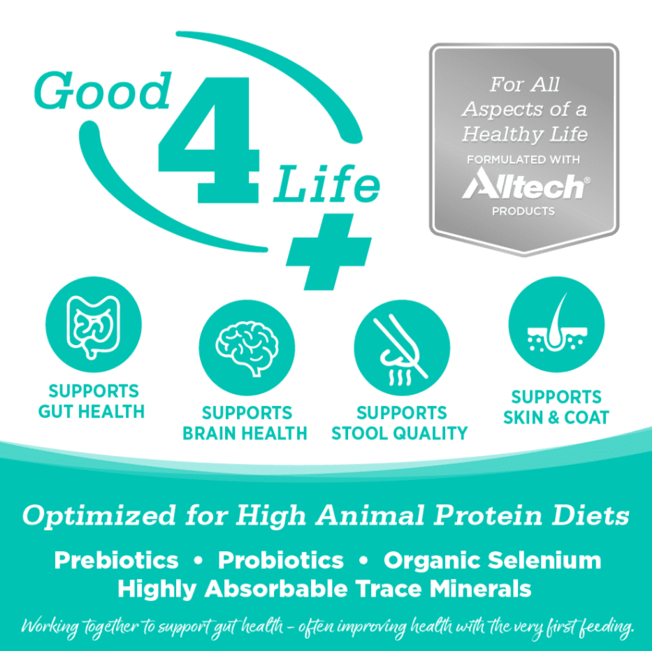 Good 4 Life benefits for animal diets.
