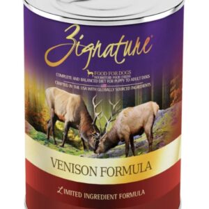 Zignature Venison Limited Ingredient Formula Grain-Free Canned Dog Food, 13-oz (individual)