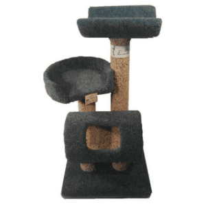 Condos & Trees 1-Perch 1-16" Bed Tunnel All Carpet Tree (Color Varies)