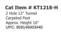 Condos & Trees 2 Hole 12" Tunnel w/ Feet (Color Varies) - Image 2