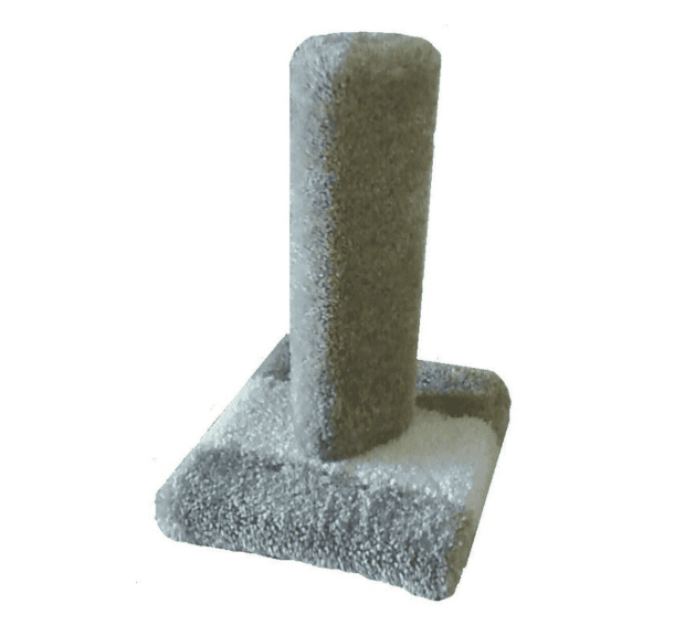Condos & Trees 18" Carpeted Economy Post on Base (Color Varies)