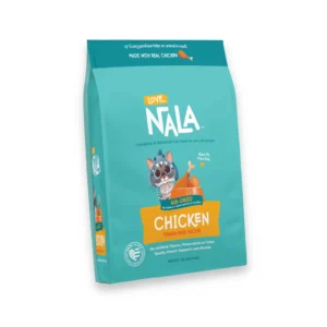 Love, Nala Chicken Grain Free Recipe Air-Dried Adult Cat Food 1lb bag