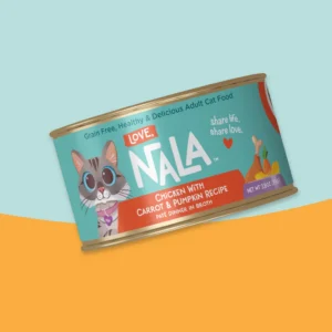 LOVE, NALA - Chicken With Carrot Pumpkin Recipe Paté Dinner In Broth Adult Cat Food, - 2.8 oz (individual)