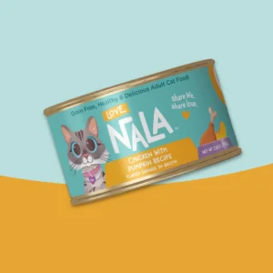LOVE, NALA - Chicken Flaked With Pumpkin Recipe Dinner In Broth Adult Cat Food, - 2.8 oz (individual)