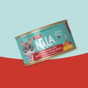 LOVE, NALA - Chicken Flaked With Sweet Potato & Tomato Recipe Dinner In Broth Adult Cat Food, - 2.8 oz (individual)