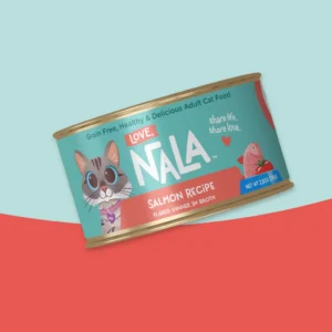 LOVE, NALA - Salmon Recipe Flaked Dinner In Broth Adult Cat Food, - 2.8 oz (individual)