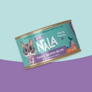 LOVE, NALA - Tuna & Salmon Recipe Flaked Dinner In Broth Adult Cat Food, - 2.8 oz (individual)