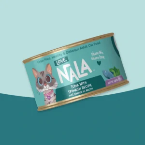 LOVE, NALA - Tuna With Spinach Recipe Paté Dinner In Broth Adult Cat Food, - 2.8 oz (individual)