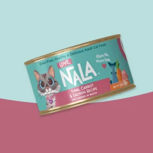 LOVE, NALA - Tuna, Carrot & Salmon Recipe Paté Dinner In Broth Adult Cat Food, - 2.8 oz (individual)
