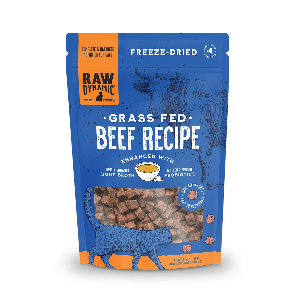 Raw Dynamic Beef Freeze Dried Cat Food