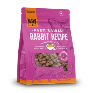 Raw Dynamic Rabbit Frozen Raw Cat Food 3lb