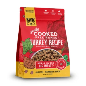 Red Raw Dynamic turkey dog food bag