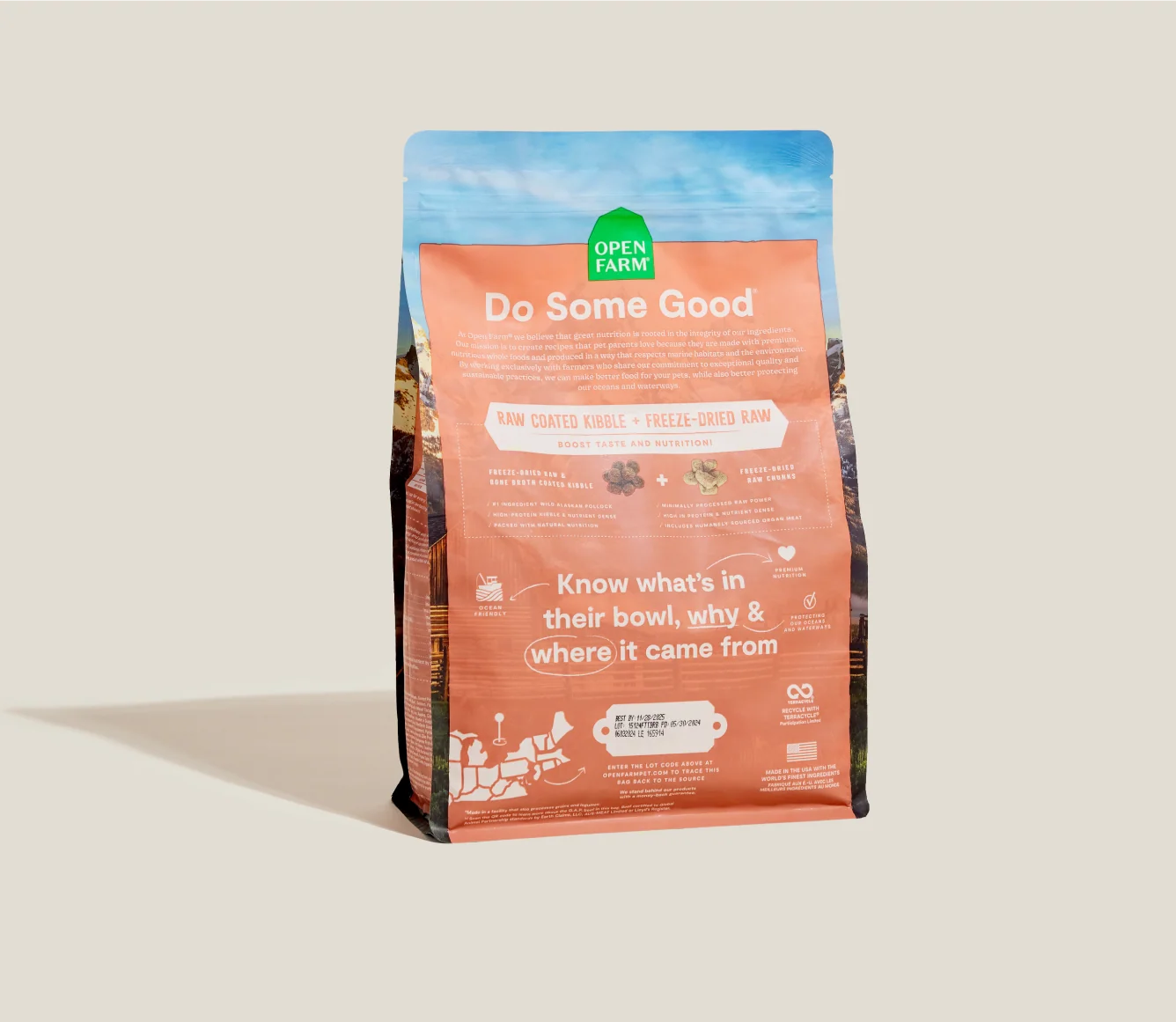 Open Farm RawMix Tide & Terrain Grain-Free Dog Kibble - Image 2