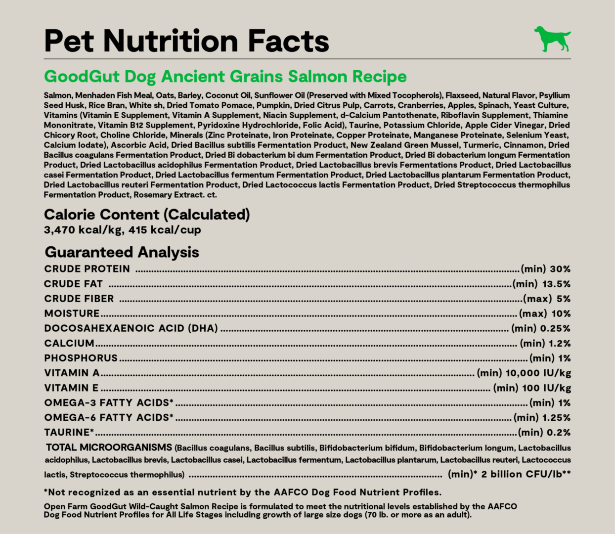 Open Farm GoodGut Wild-Caught Salmon Dog Kibble - Image 5