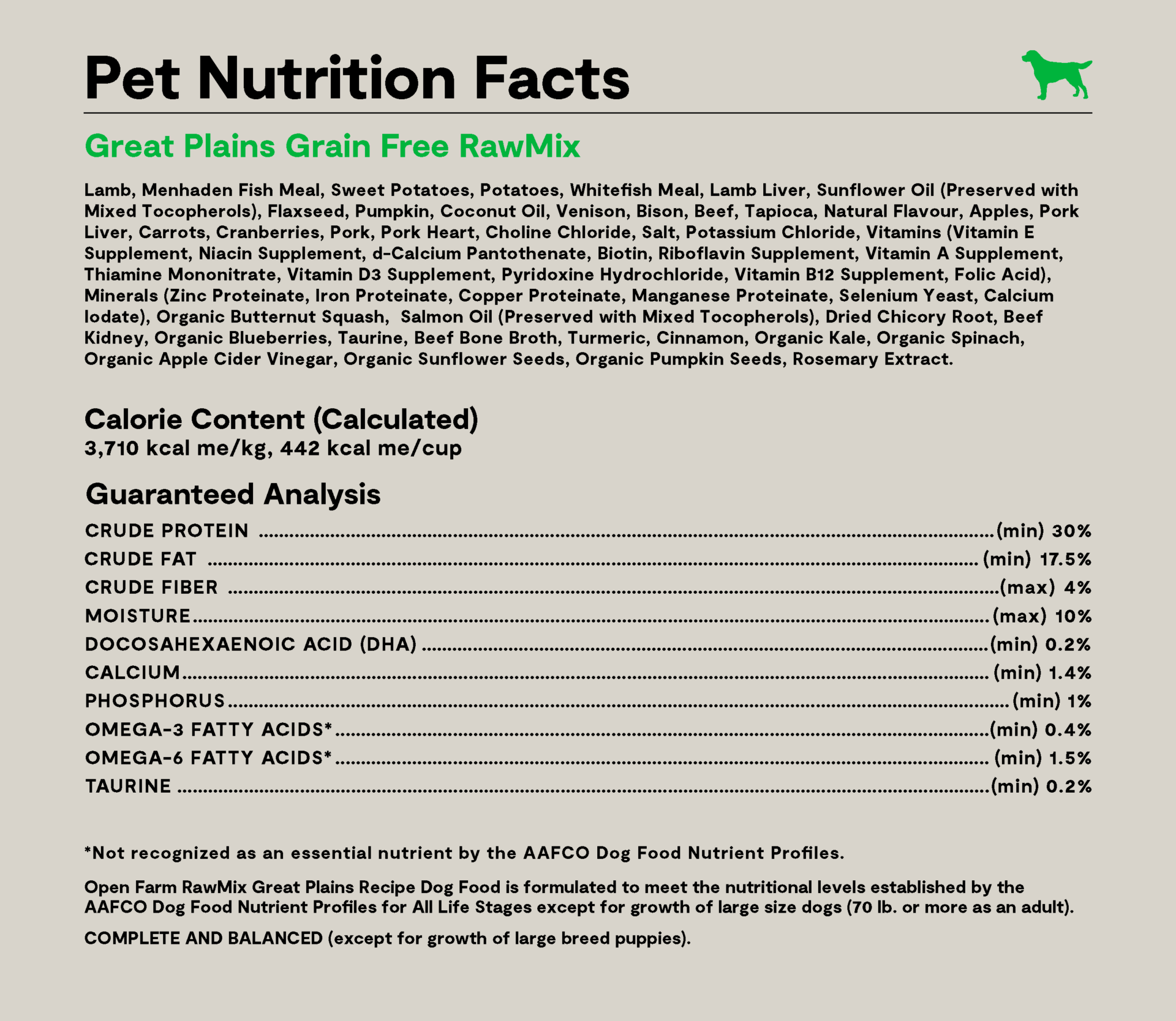 Open Farm RawMix Great Plains Grain-Free Dog Kibble - Image 4