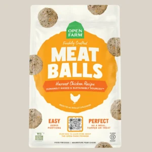 Open Farm Harvest Chicken Freshly Crafted Frozen Meatballs for Dogs