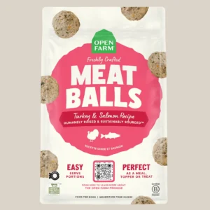Open Farm Turkey & Salmon Freshly Crafted Frozen Meatballs for Dogs