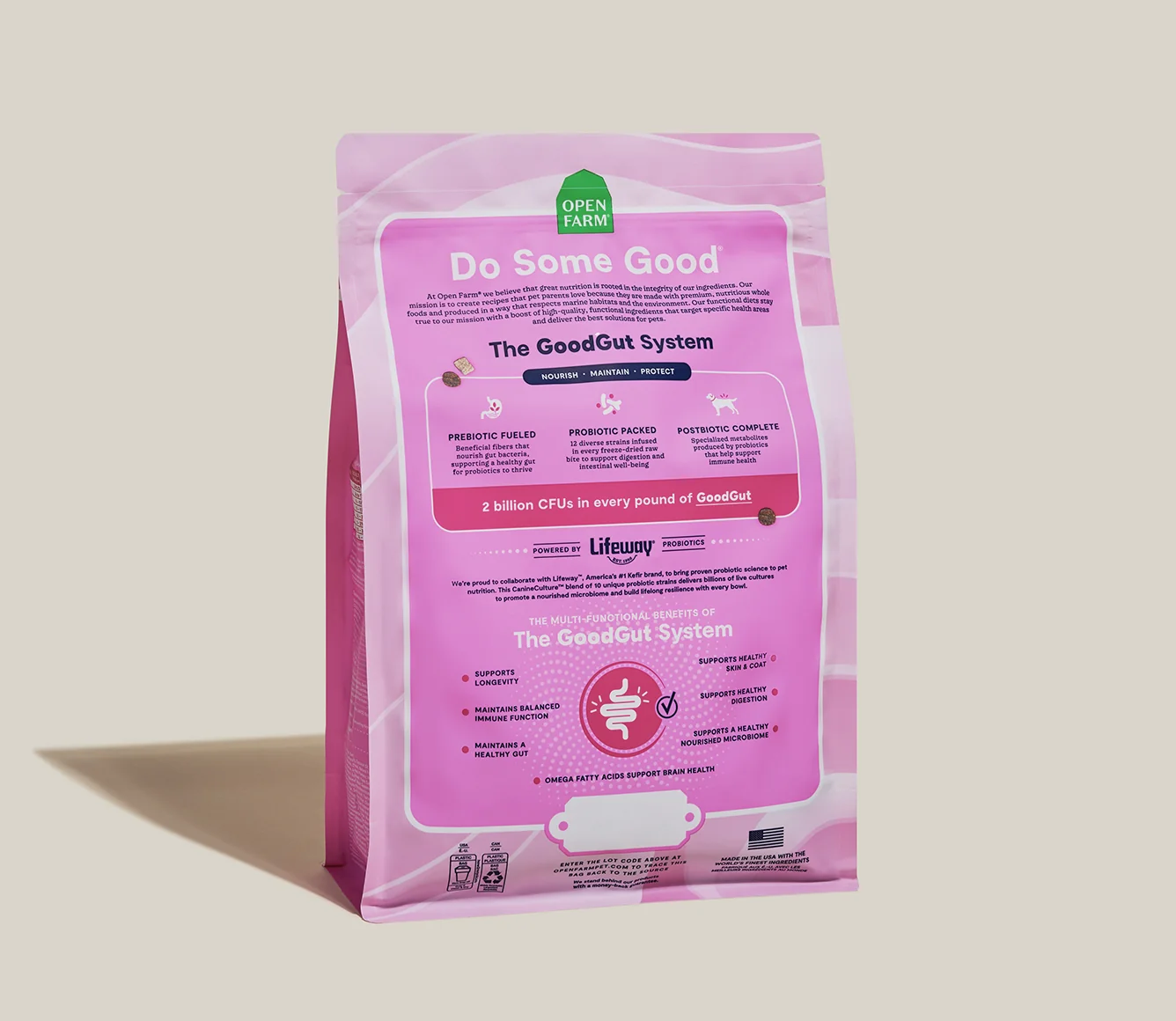 Open Farm GoodGut Wild-Caught Salmon Dog Kibble - Image 2